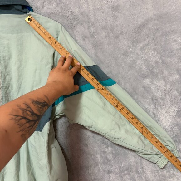 Vintage Lotto Track Suit Womens Small Green Retro Jacket Pants Warm-Up Soccer - Picture 12 of 16